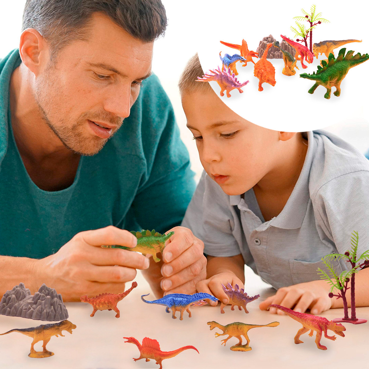 Miniatura 6 de Set Figuras Dinosaurios X8 GM1911-121